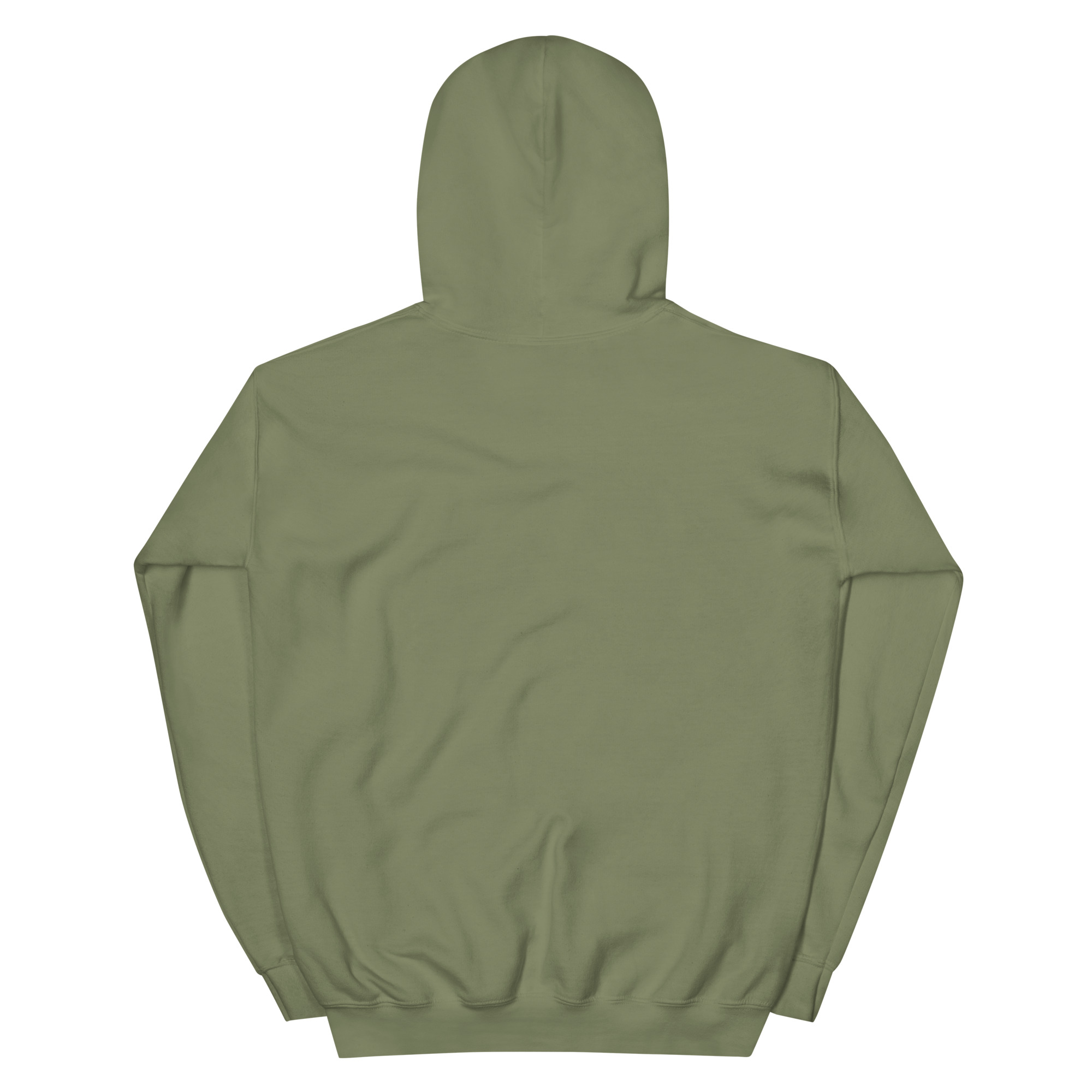 Bullet Sleeve – Signature Hoodie, Spiral Knuckle in Military Green - Image 3