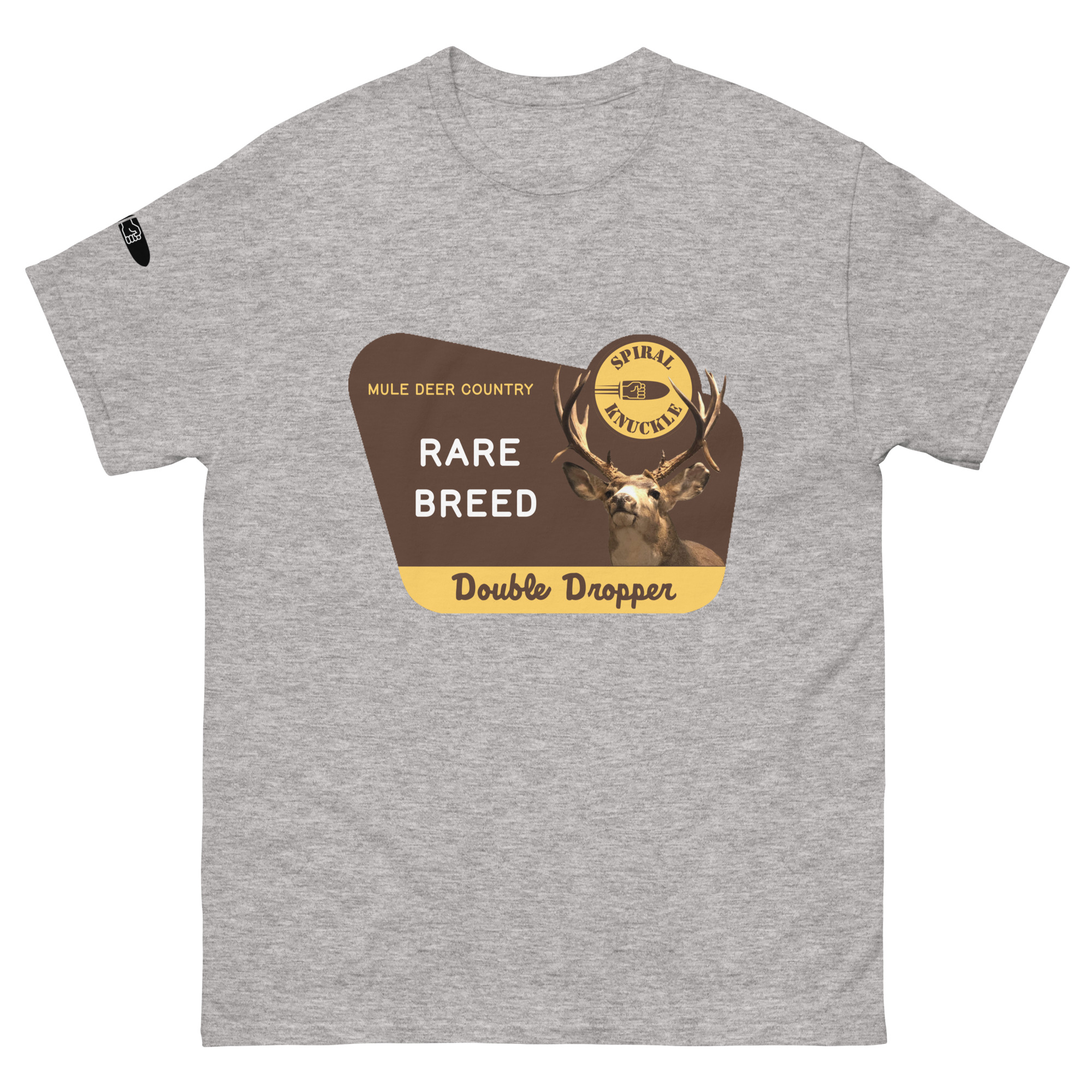 Rare Breed - Deer Hunting T-Shirt in Sport Grey