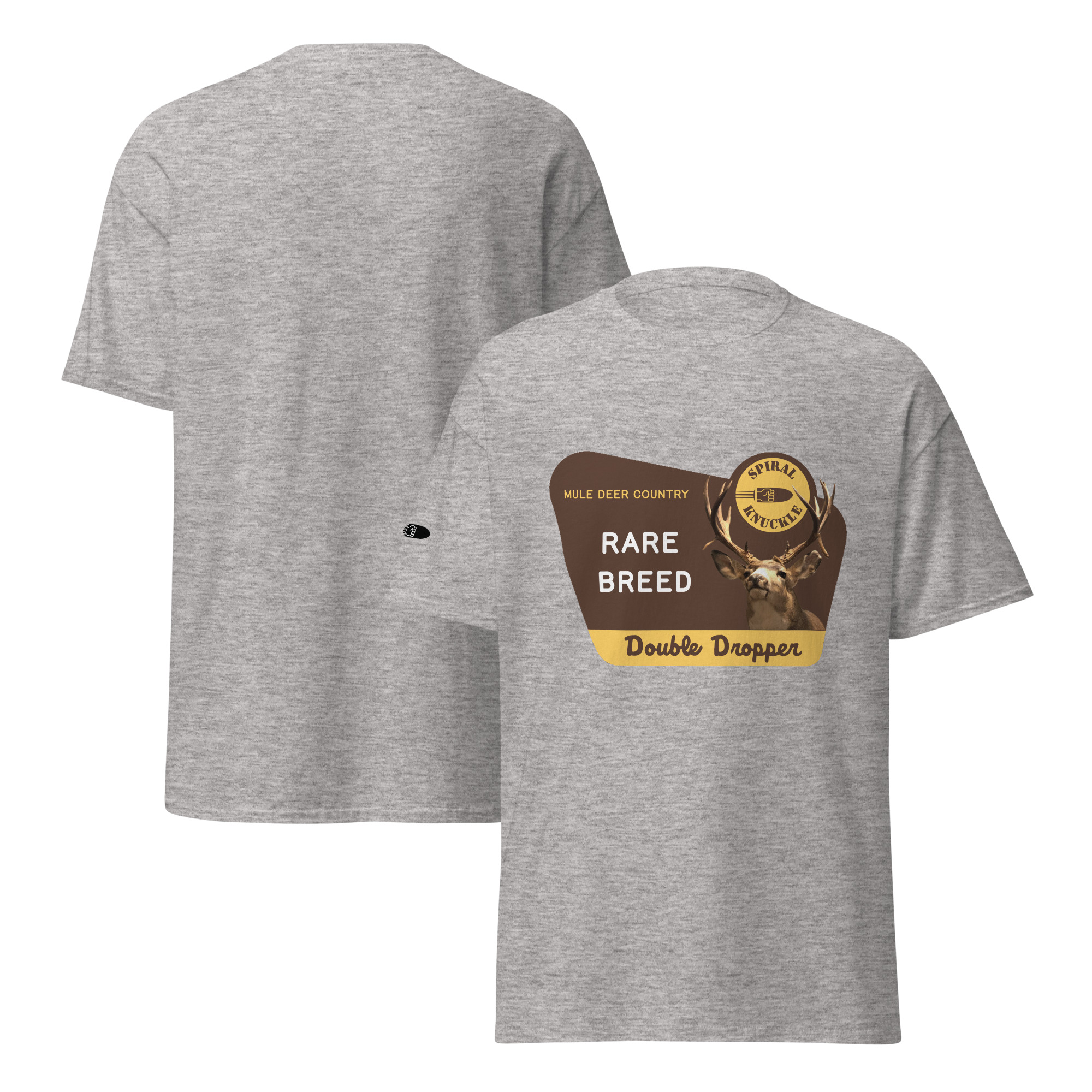 Rare Breed - Deer Hunting T-Shirt in Sport Grey - Image 3